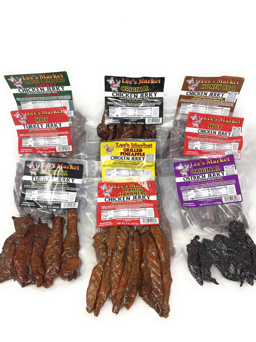 Poultry Jerky Variety Pack Lee’s Market Jerky