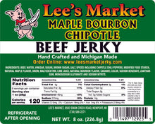 Load image into Gallery viewer, Maple Bourbon Chipotle Beef Jerky