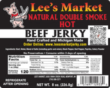 Load image into Gallery viewer, Natural Double-Smoke Hot Beef Jerky