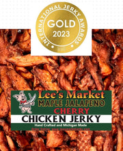 Load image into Gallery viewer, Maple Jalapeño Cherry Chicken Jerky