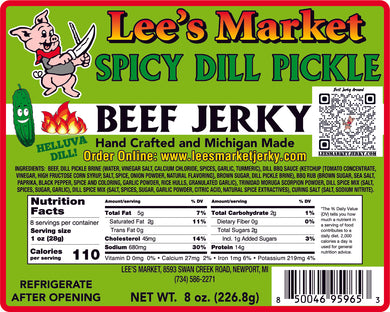 Spicy Dill Pickle Beef Jerky