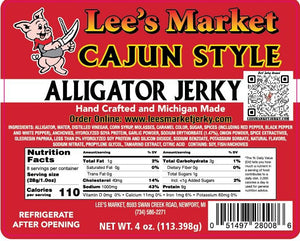 Cajun Style Alligator Meat Jerky