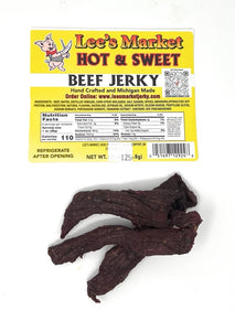 Hot & Sweet Beef Jerky 1.25 oz sample pack