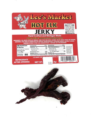 Hot Elk Jerky 1 oz sample pack