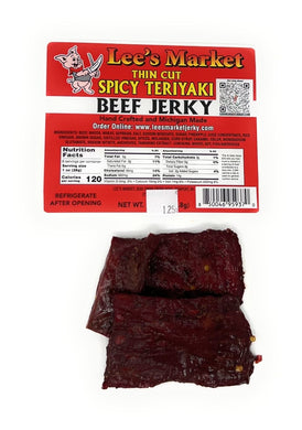 Spicy Teriyaki Thin Cut Beef 1.25 oz sample pack