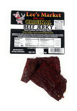 Thin Cut Original Beef Jerky 1.25 oz sample pack