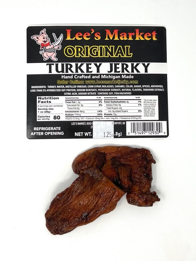 Turkey Jerky 1.25 oz sample pack
