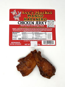 Mango Habanero Chicken Jerky 1.25 oz sample pack