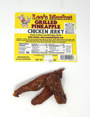 Pineapple Chicken Jerky 1.25 oz sample pack