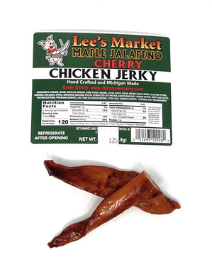 Maple Jalapeño Cherry Chicken Jerky 1.25 oz sample pack