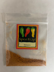 Habanero pepper dipping powder