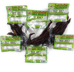 Bags of Dill Pickle Beef Jerky