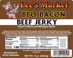 BBQ Bacon–Flavored Beef Jerky