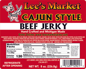 Cajun Style Beef Jerky