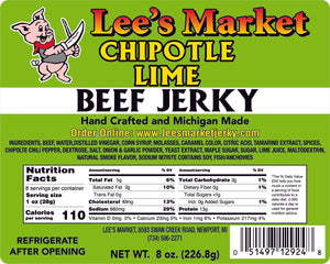 Chipotle Lime Beef Jerky