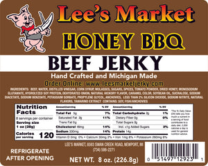 Honey BBQ Beef Jerky