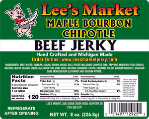 Maple Bourbon Chipotle Beef Jerky