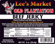 Load image into Gallery viewer, Old Plantation Beef Jerky