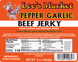 Pepper Garlic Beef Jerky