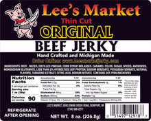 Load image into Gallery viewer, Thin Cut Original Beef Jerky