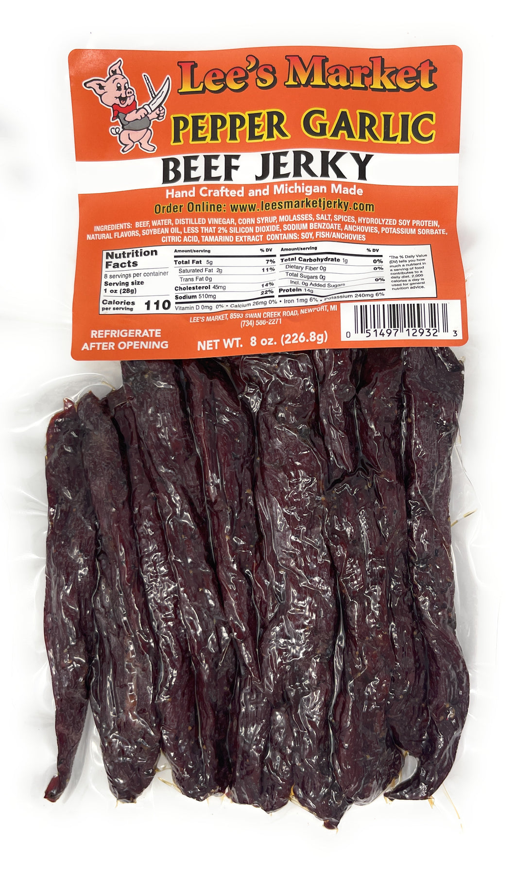 Pepper Garlic Beef Jerky