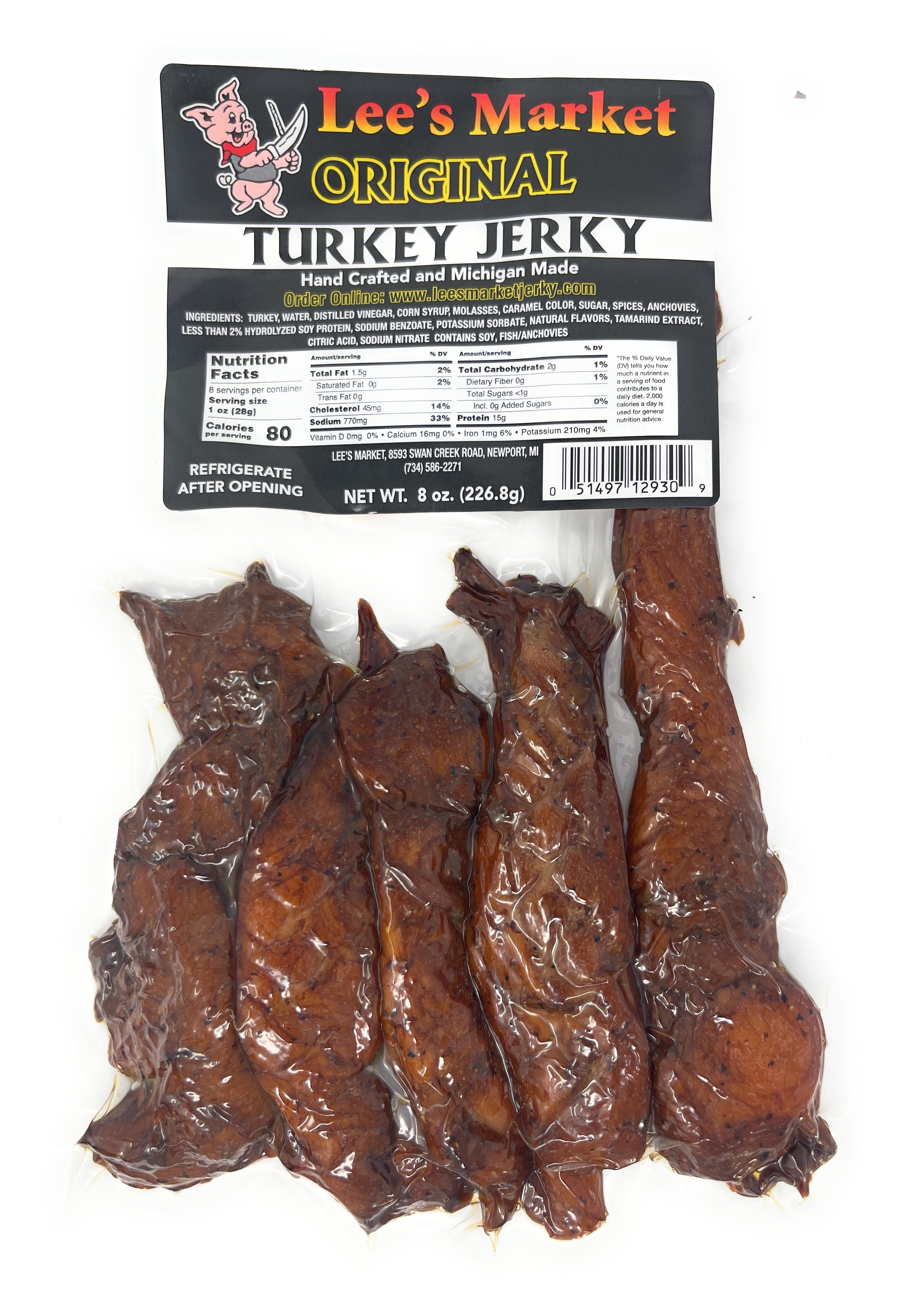 Original Turkey Jerky | Lee's Market Jerky