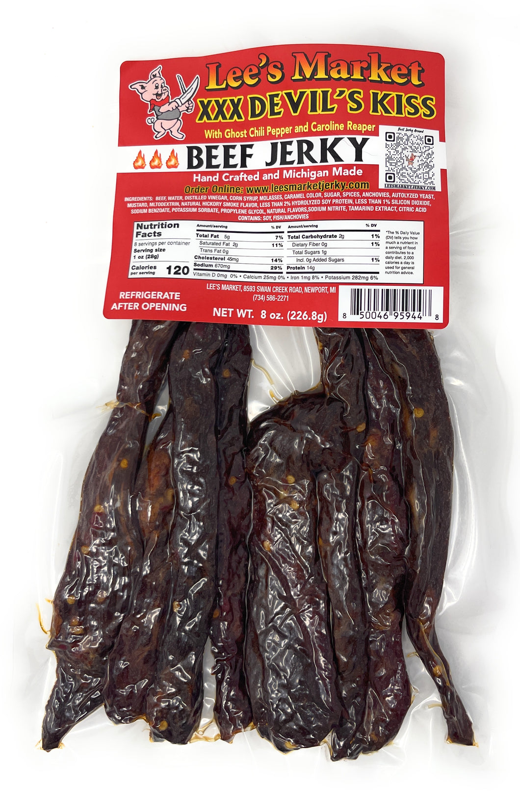 Devil's Kiss XXX Beef Jerky