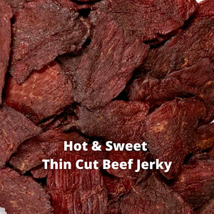 Hot and Sweet Thin Cut Beef Jerky