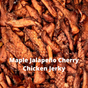 Maple Jalapeño Cherry Chicken Jerky